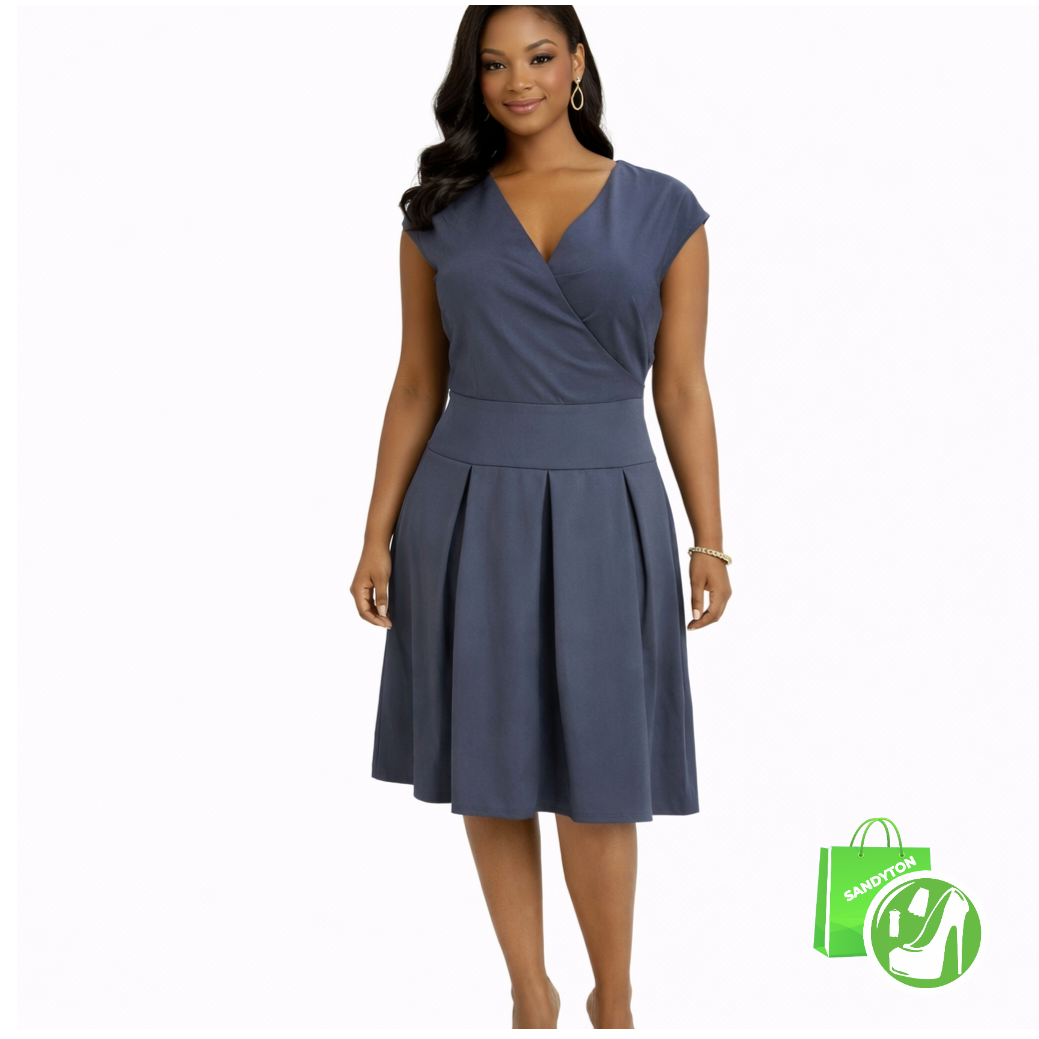 Robe Patineuse Bleu. T: 36, 38 et 40.